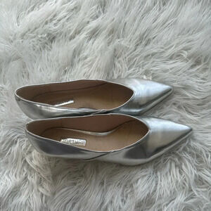 Topshop silver pumps Sz 6 absolutely fabulous party